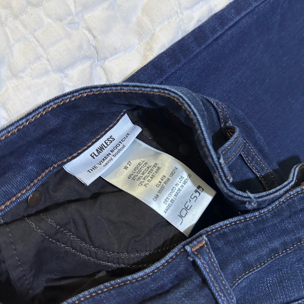 Joe's Jeans The Vixen Bootcut Dark Wash Denim Jeans W27 L34 - Picture 3 of 4